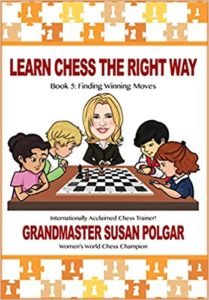 Learn Chess the Right Way Book 5: Finding Winning Moves Book Cover Graphic