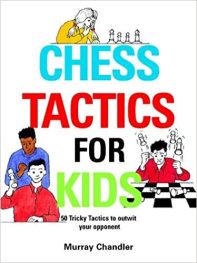 Chess Tactics for Kids Book Cover Graphic