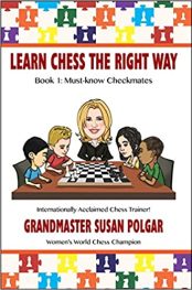 Learn Chess the Right Way Book 1 Must-Know Checkmates Book Cover Graphic