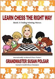 Learn Chess the Right Way Book 5: Finding Winning Moves Book Cover Graphic